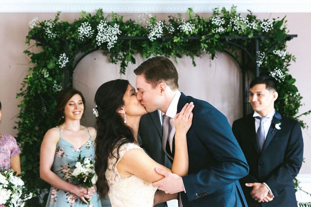 Amanda and Ben's Charming At Home Wedding Ceremony in Philadelphia