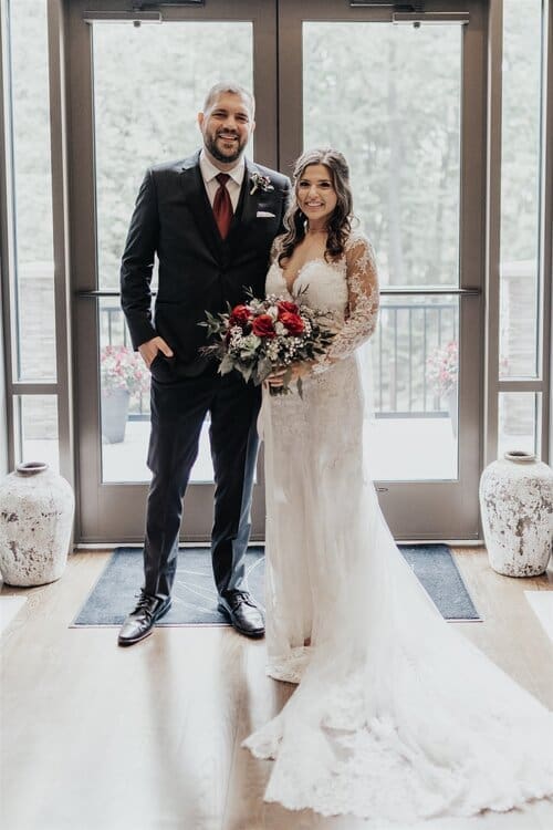 Picturesque Waterfront Vows For Emmalee and Tyler at Woodloch Pines Resort