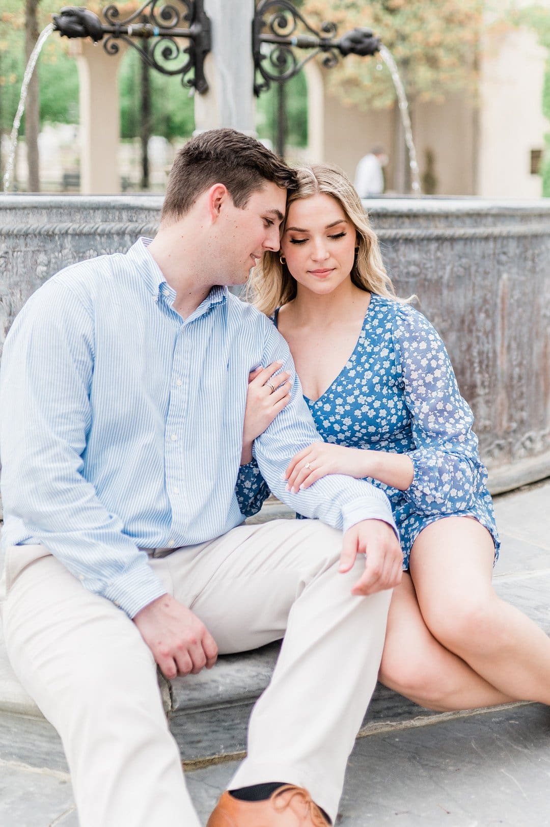A Tuscan Inspired Engagement Session at Philadelphia's Longwood Gardens