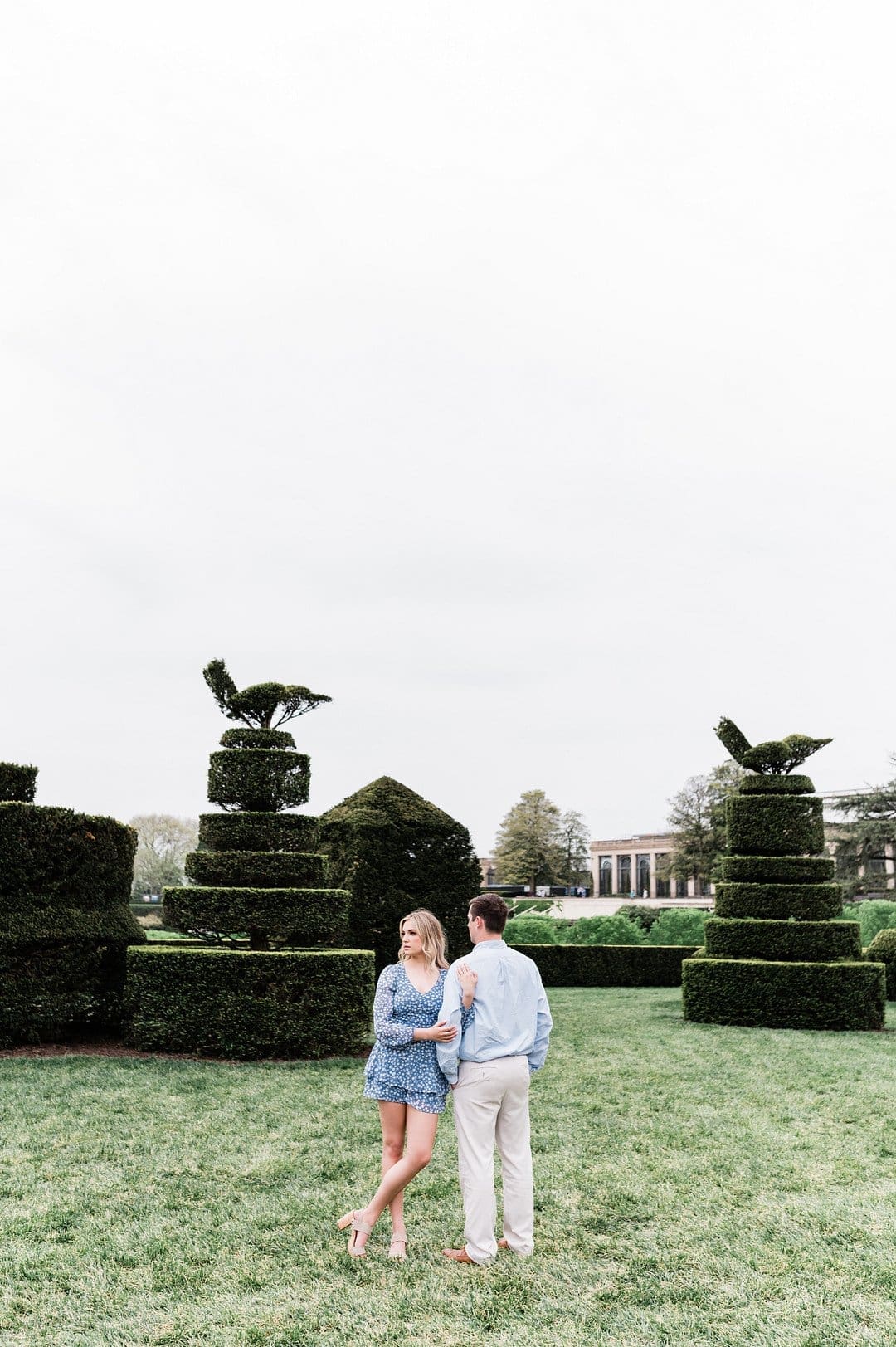 A Tuscan Inspired Engagement Session at Longwood Gardens in Chester County