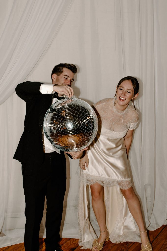 Philly Wedding with a Modern Disco Theme