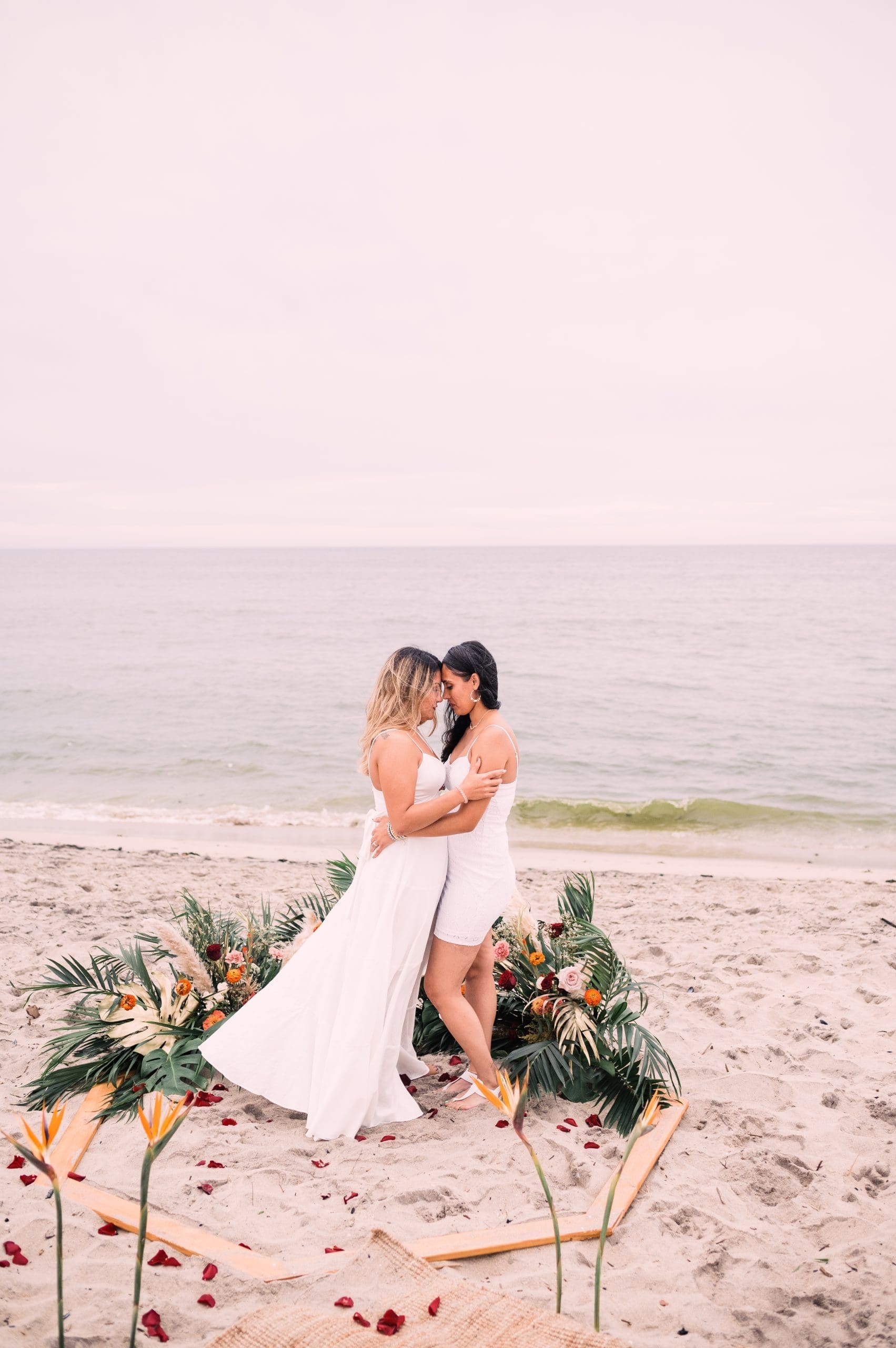 Iris and Priscilla's Beachfront Micro Wedding