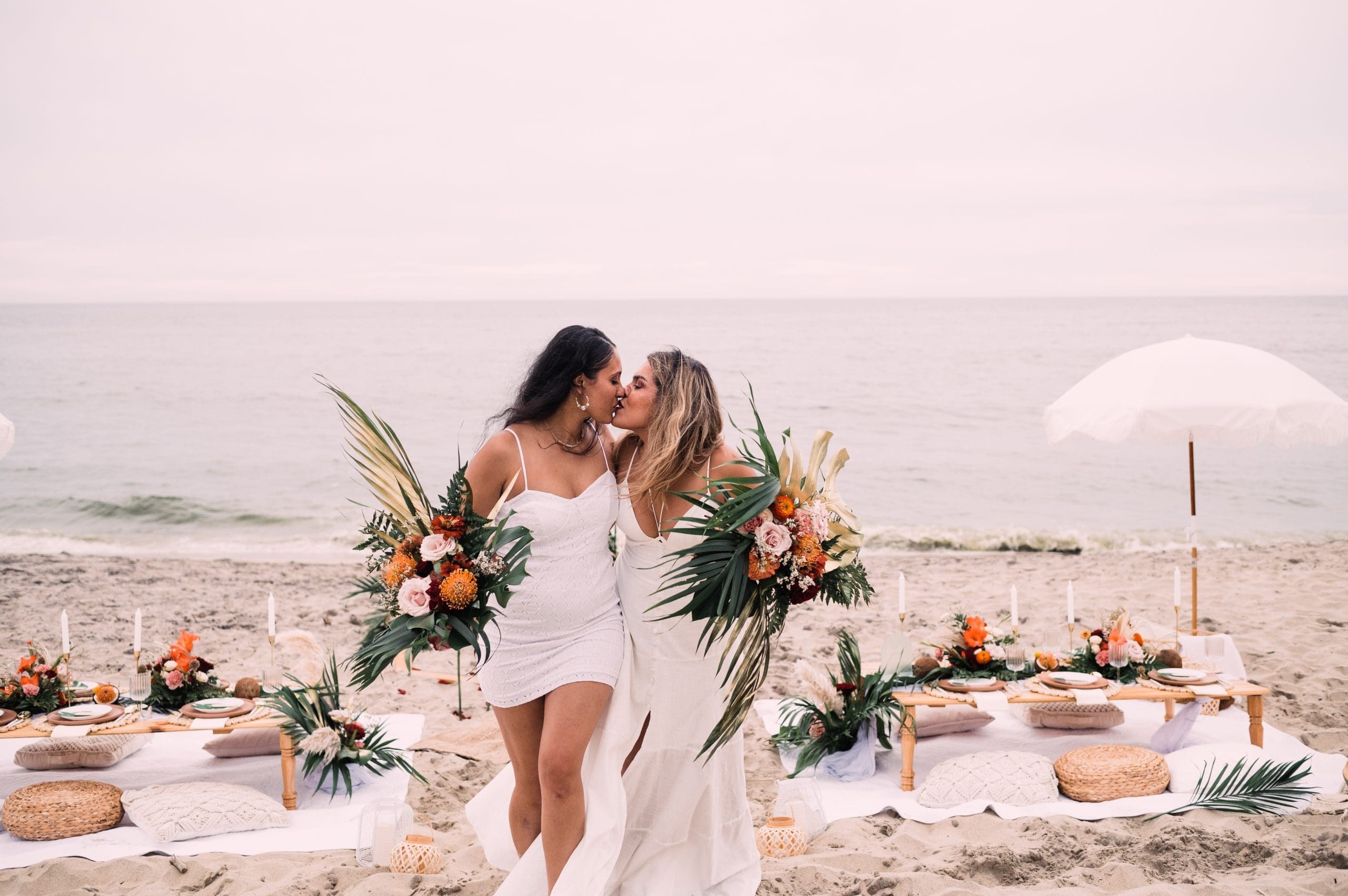 Iris and Priscilla's Beachfront Micro Wedding