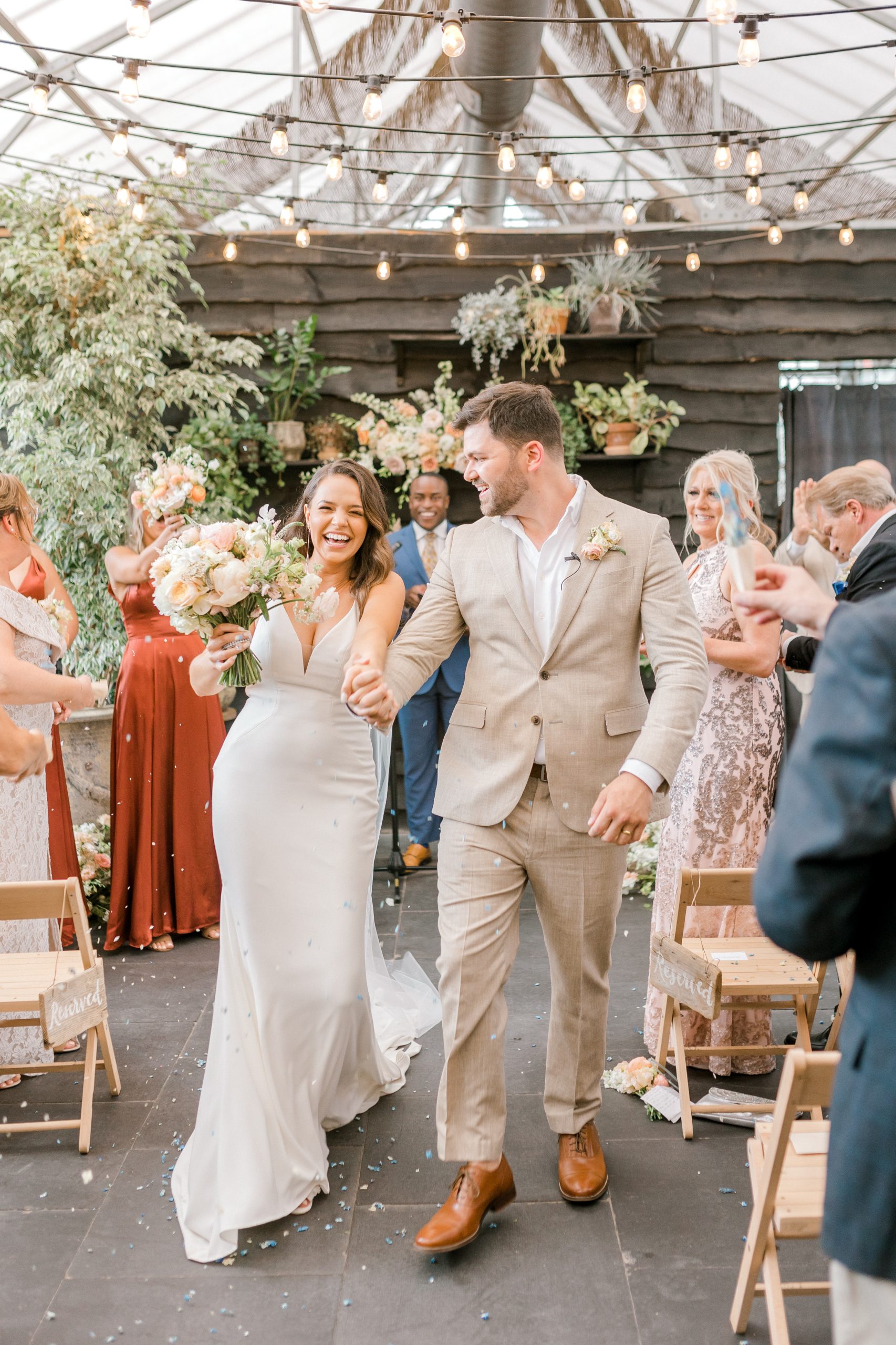 Amelia and Jonathan's Floral Filled Wedding at Terrain Glen Mills
