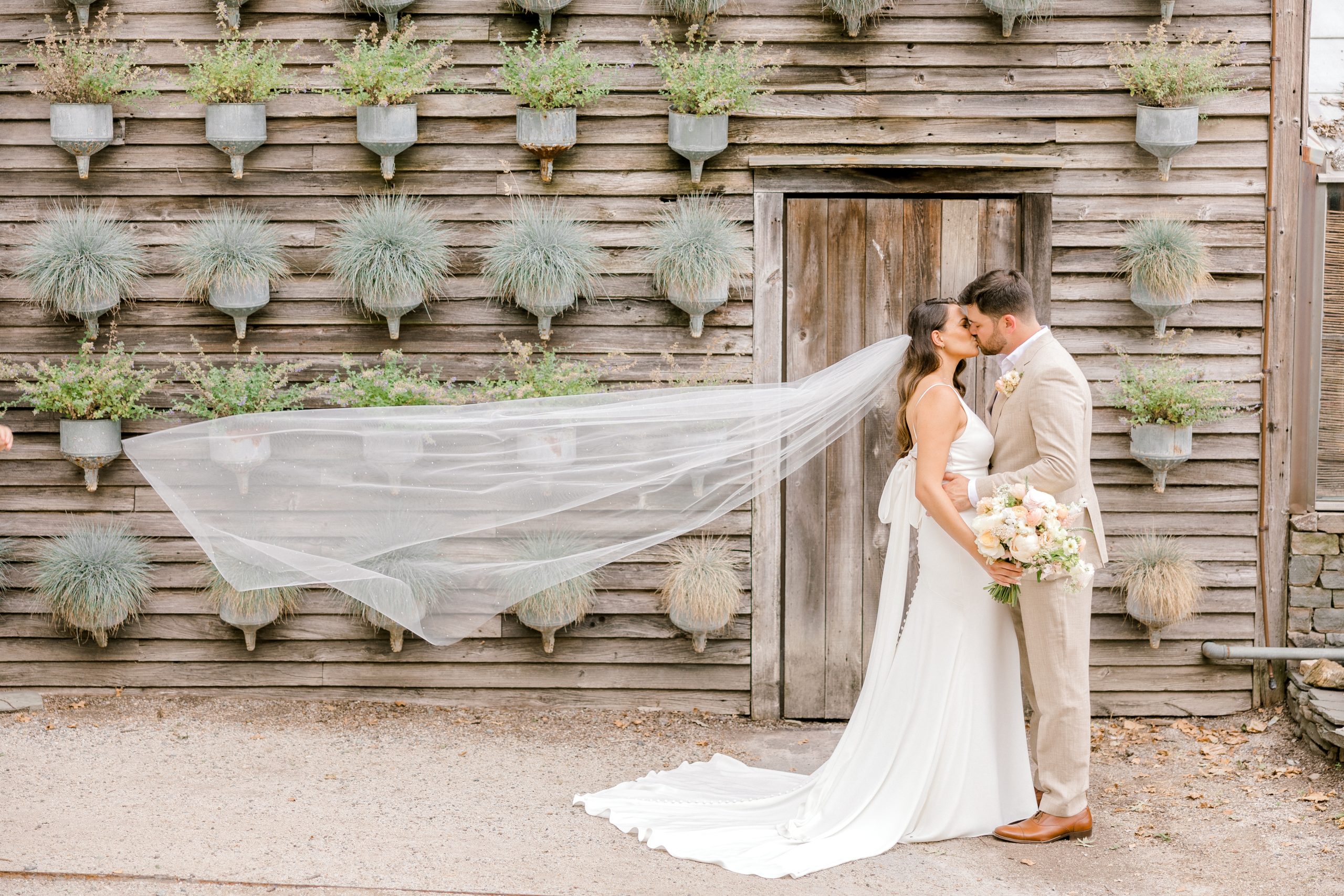 Amelia and Jonathan's Floral Filled Wedding at Terrain Glen Mills