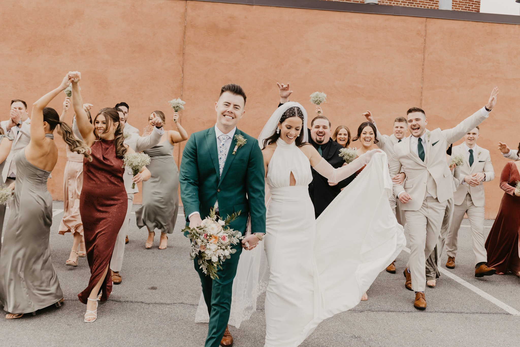 Jen and Tyler's Spring Wedding at The Cork Factory Hotel