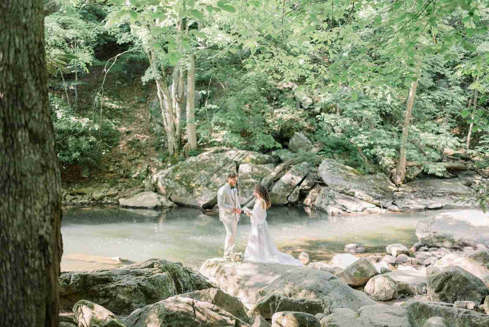 Picturesque Elopement Inspiration at Ohiopyle State Park