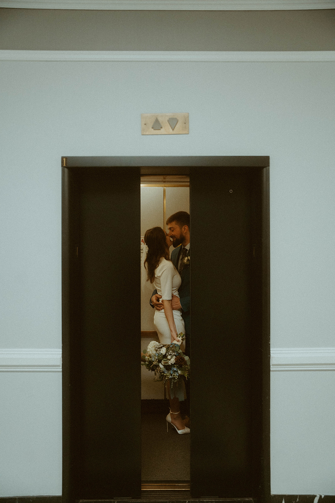 Hailey and Derrick's Vintage Esque Elopement in Downtown Carlisle