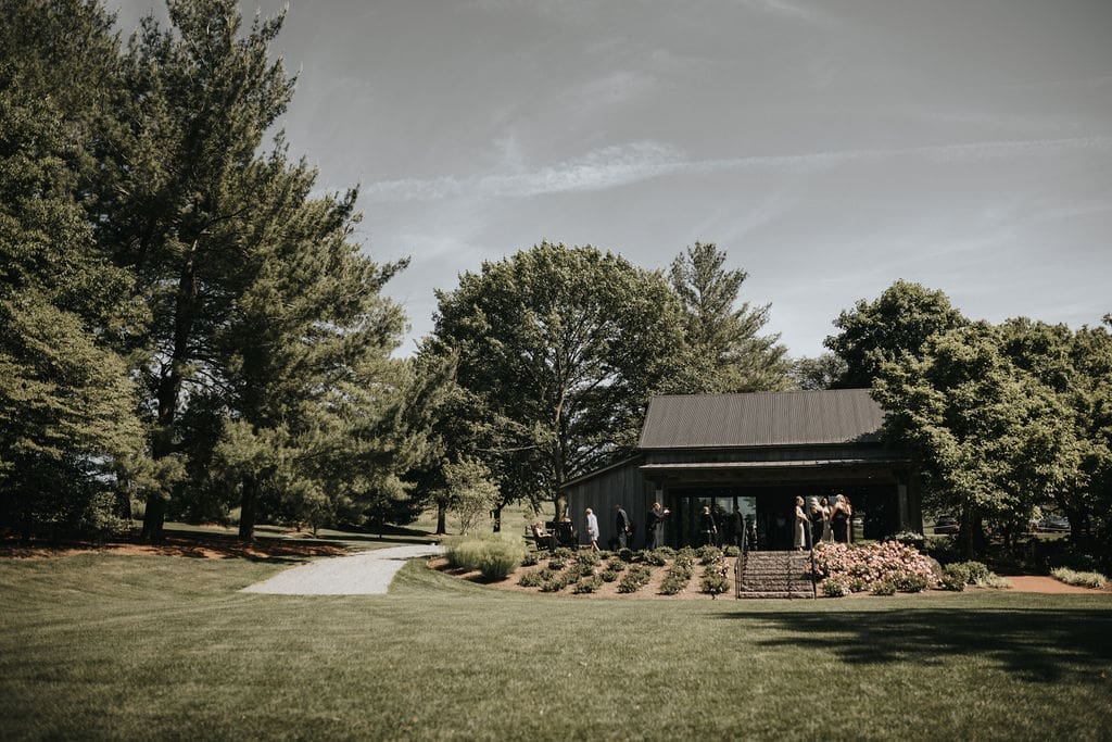 Hannah + Luca's Modern Rustic Wedding at The Farm at Eagles Ridge