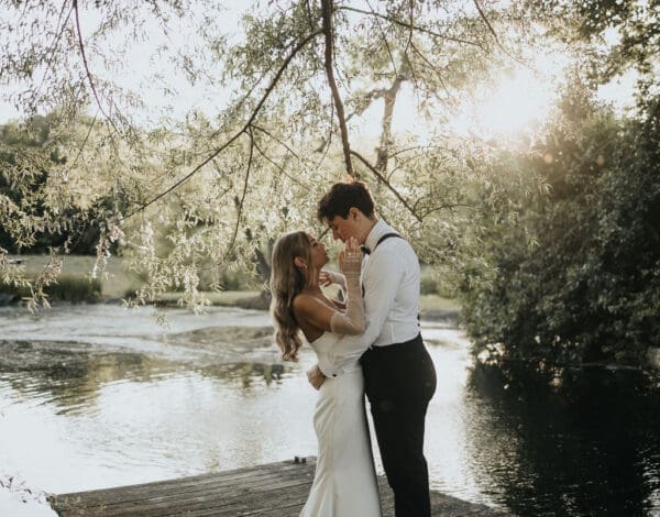 Hannah + Luca's Modern Rustic Wedding at The Farm at Eagles Ridge