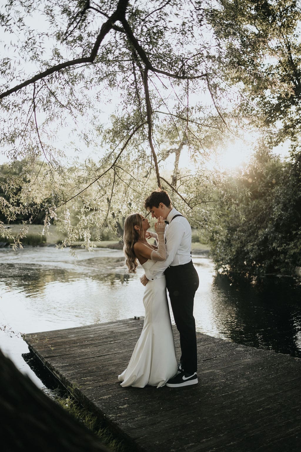 Hannah + Luca's Modern Rustic Wedding at The Farm at Eagles Ridge