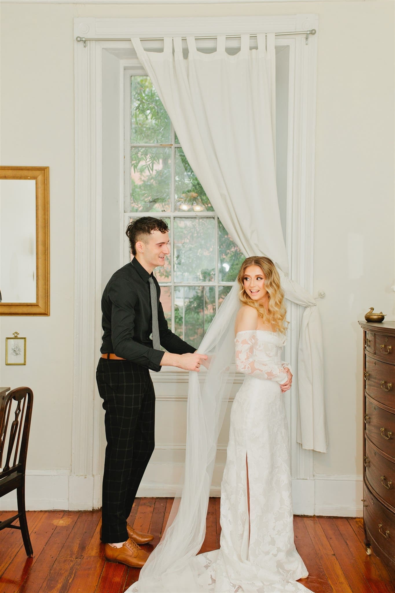 Mackenzie and Bradley's Micro Wedding at Philly's Vaux Studio