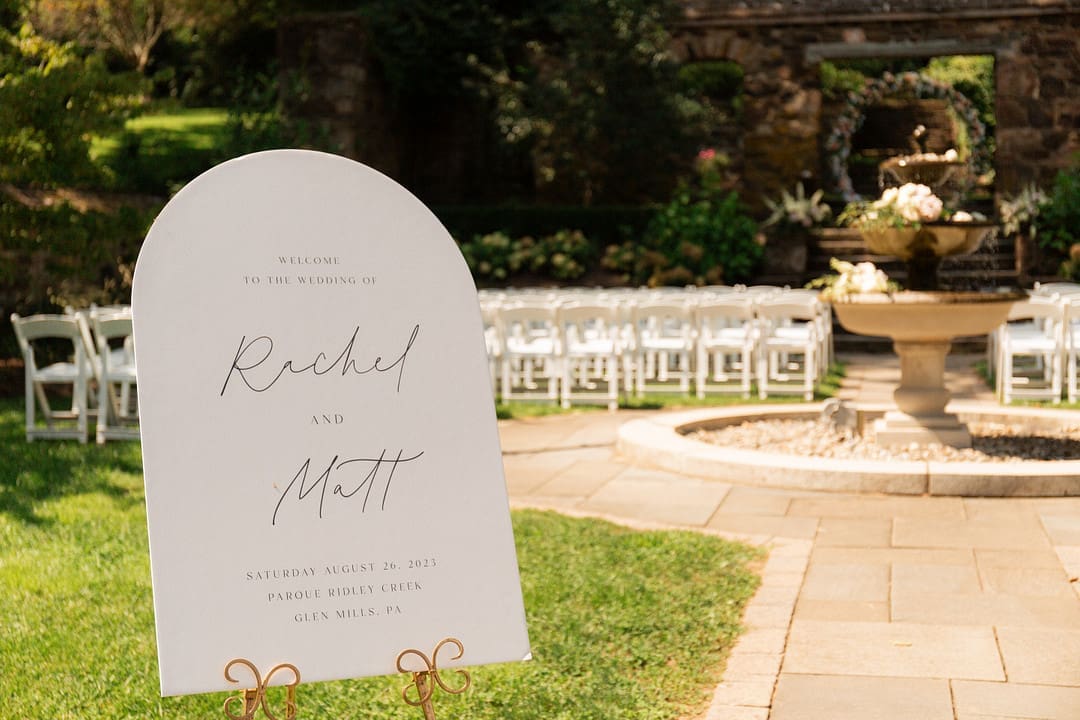 Rachel and Matt's Wedding at Parque Ridley Creek in Newtown Square