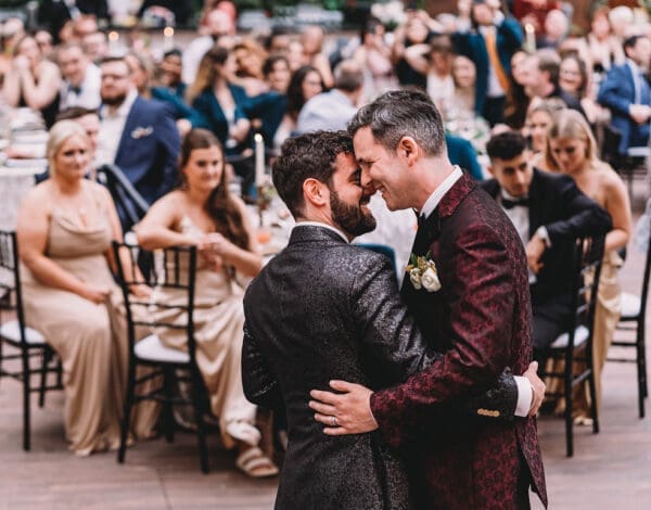 Zac and John's Alternative Luxe Wedding at Franklin's View