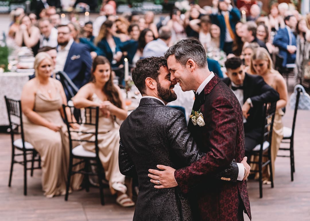 Zac and John's Alternative Luxe Wedding at Franklin's View