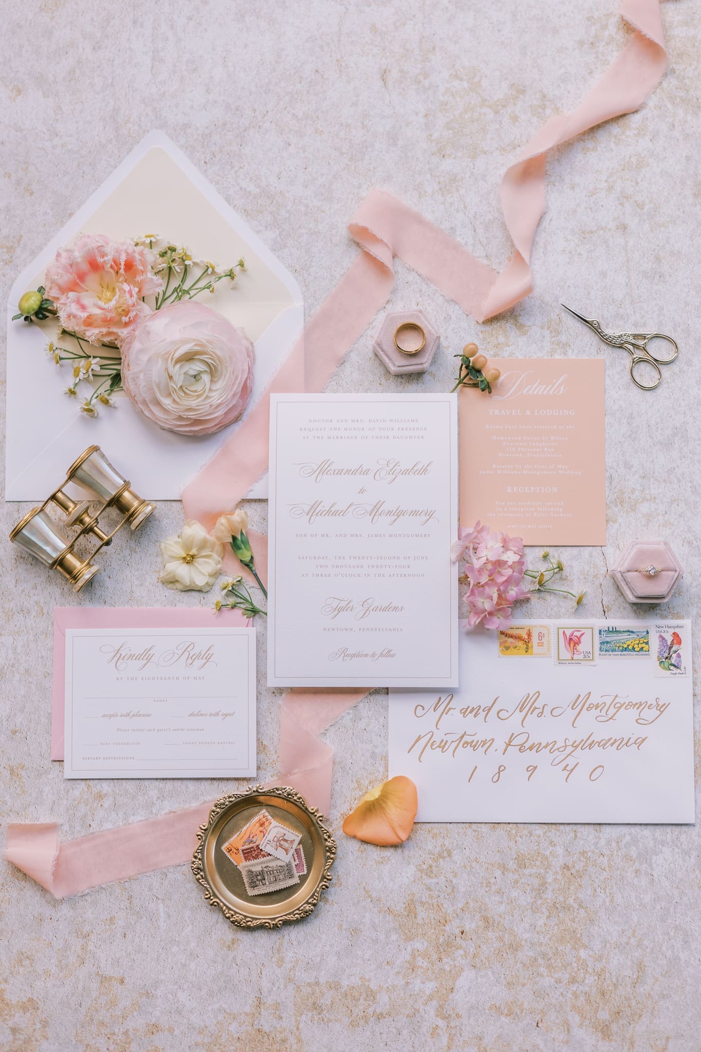 Peach Fuzz: Color of The Year Bridal Inspiration