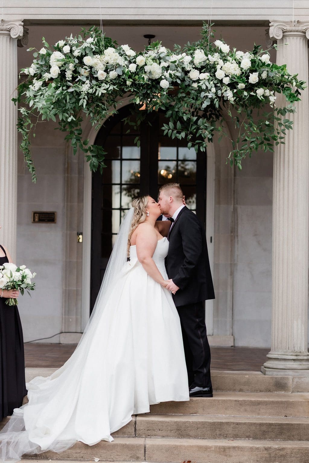 A Chic Black and White Wedding at Historic King Mansion