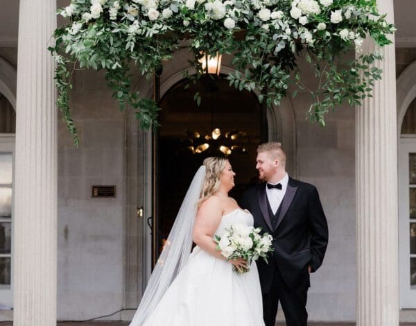 A Chic Black and White Wedding at Historic King Mansion