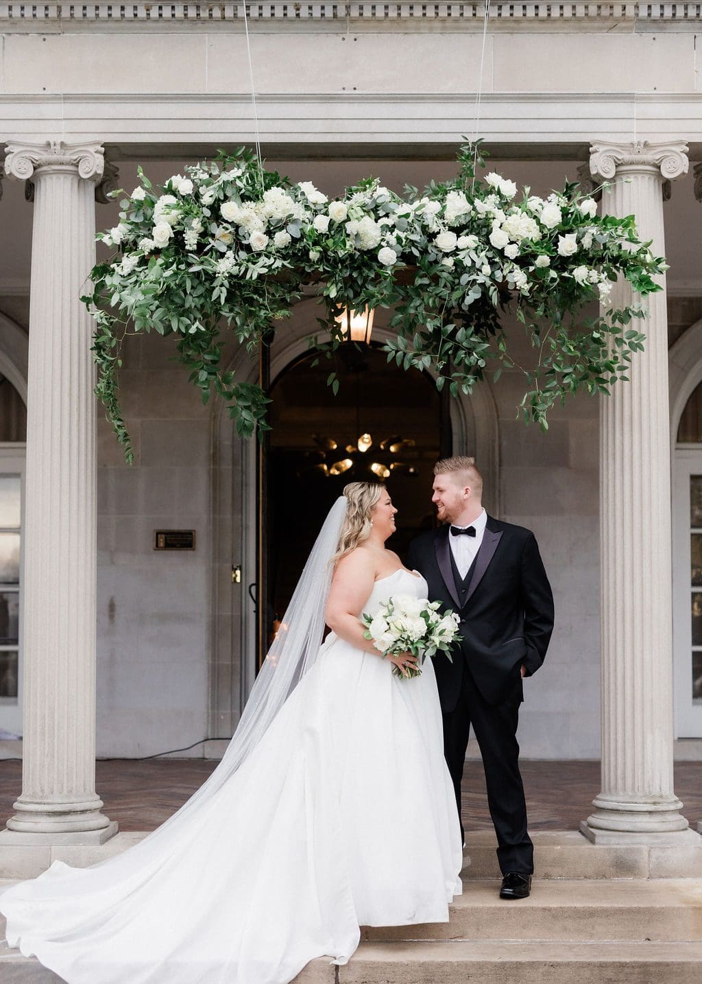 A Chic Black and White Wedding at Historic King Mansion